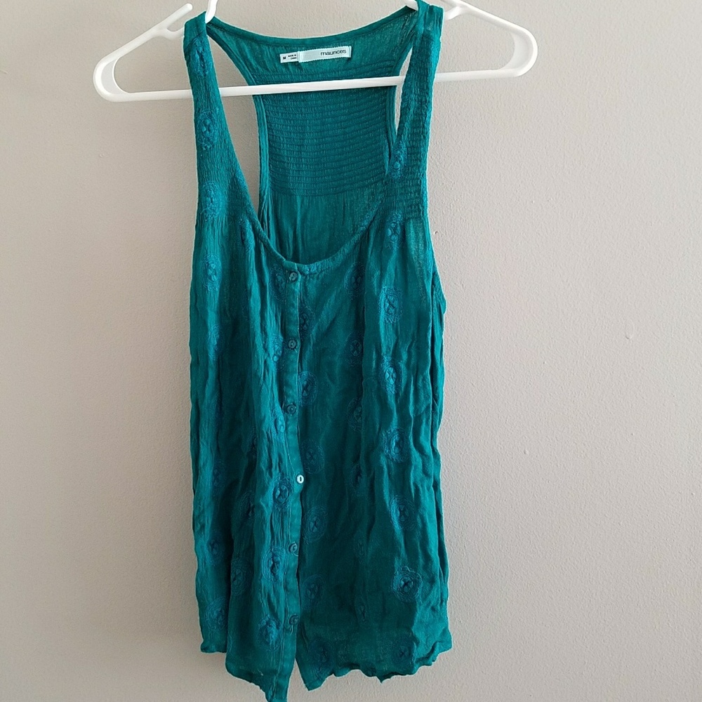 Teal Tank Top - Picture 2 of 5